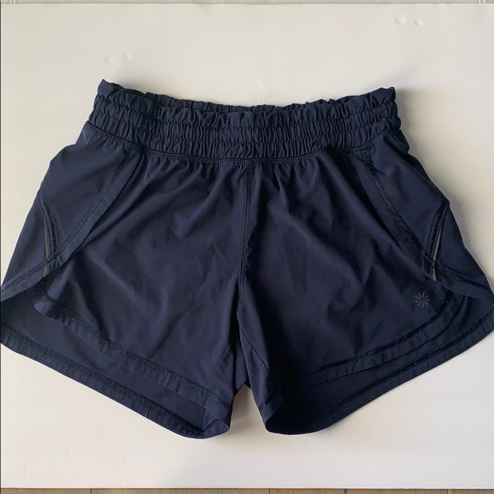 Athleta 4’ Racer Run Shorts
